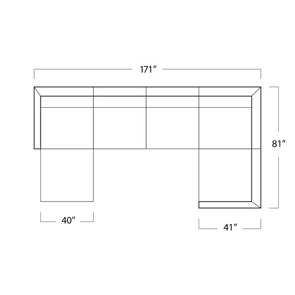 Oslo 6 Piece Sectional (Oyster)